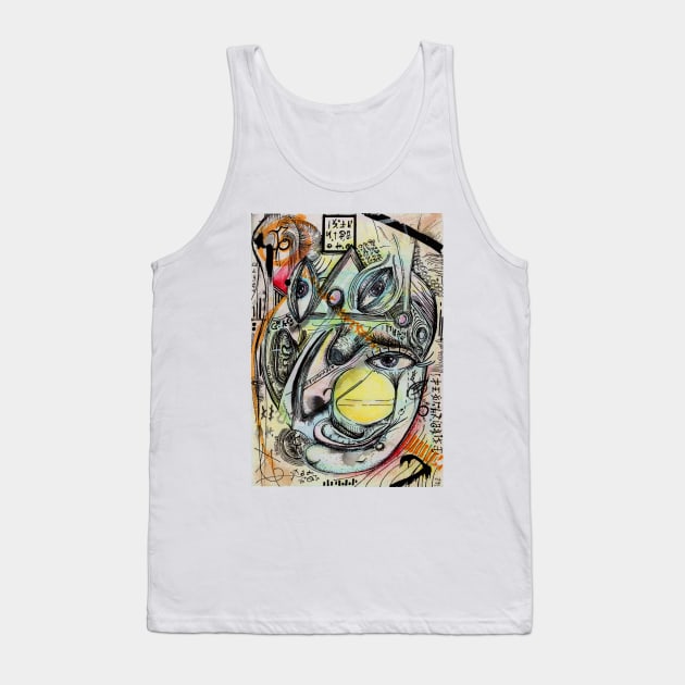 Abstract Coloured Wisdom Tank Top by thealchemistdru